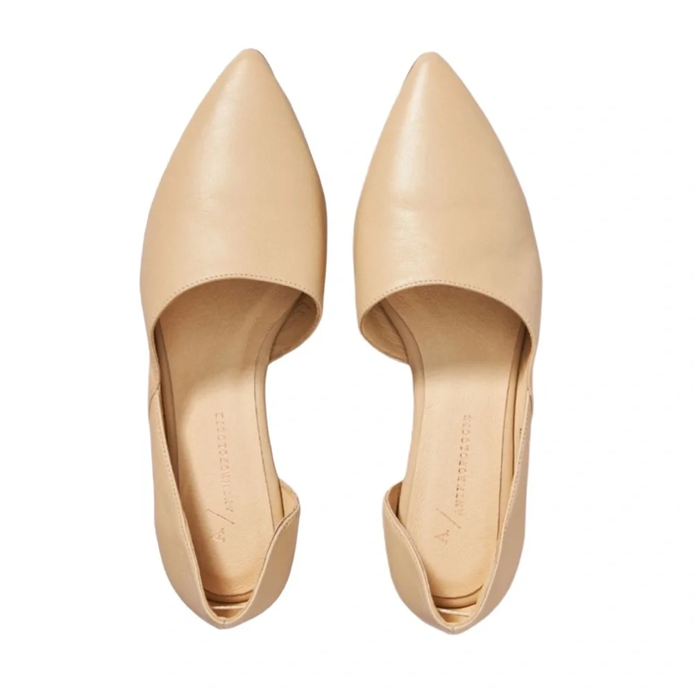 Anthropologie Alix Asymmetrical Flats
